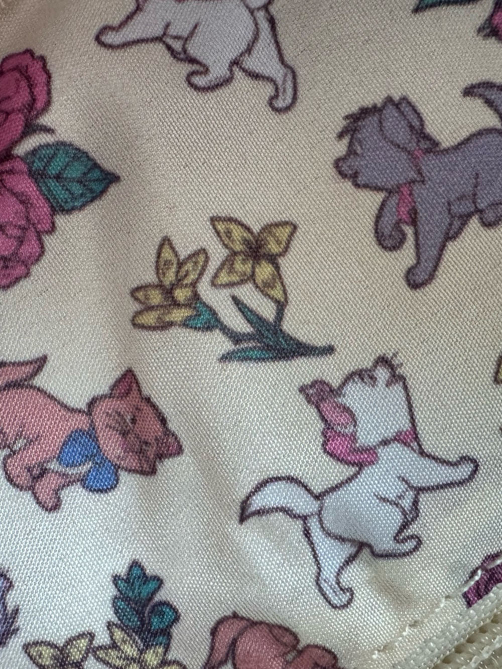 LOUNGEFLY Disney Aristocats Stacked Chenille Mini Backpack - Picture 7 of 10